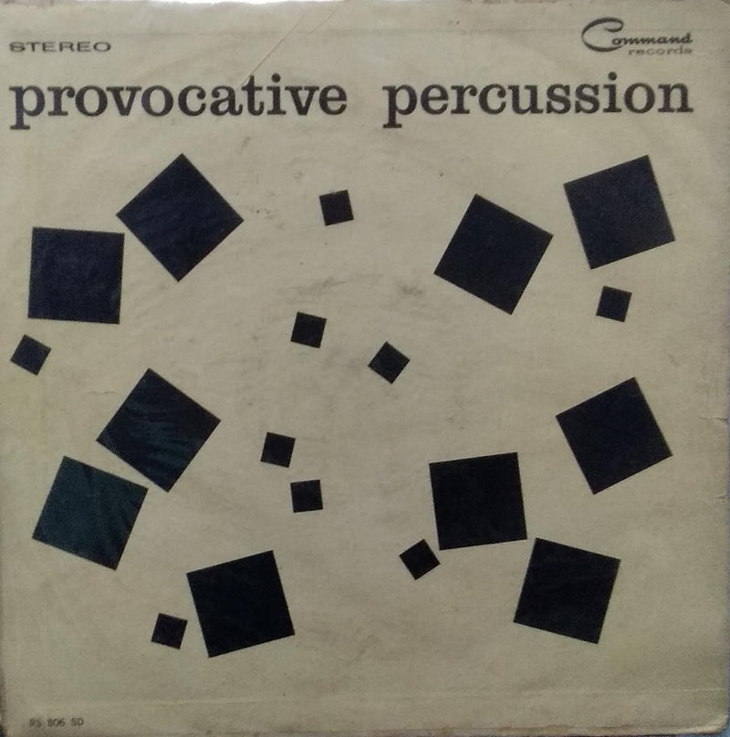 "Provocative Percussion" — LP vinyl record cover
