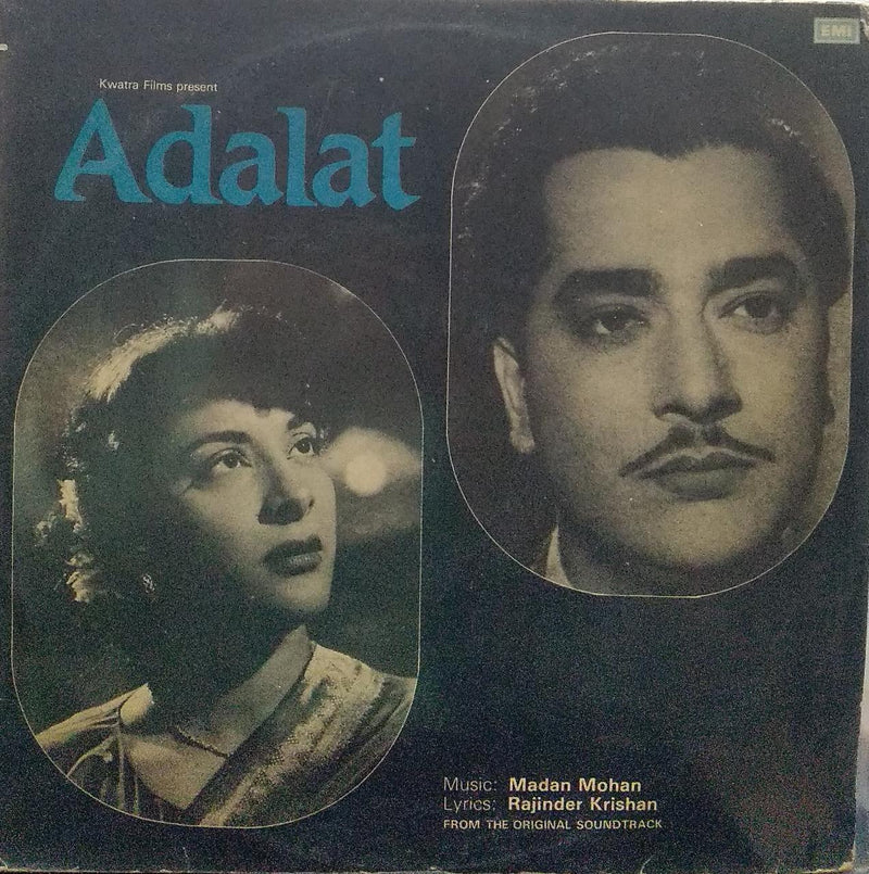 "Adalat" — Bollywood LP vinyl record cover