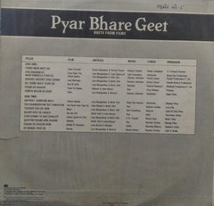 "PYAR BHARE GEET" Hindi vinyl LP