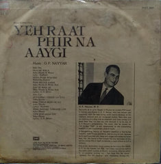 "YEH RAAT PHIR NA AAYGI" Hindi vinyl LP