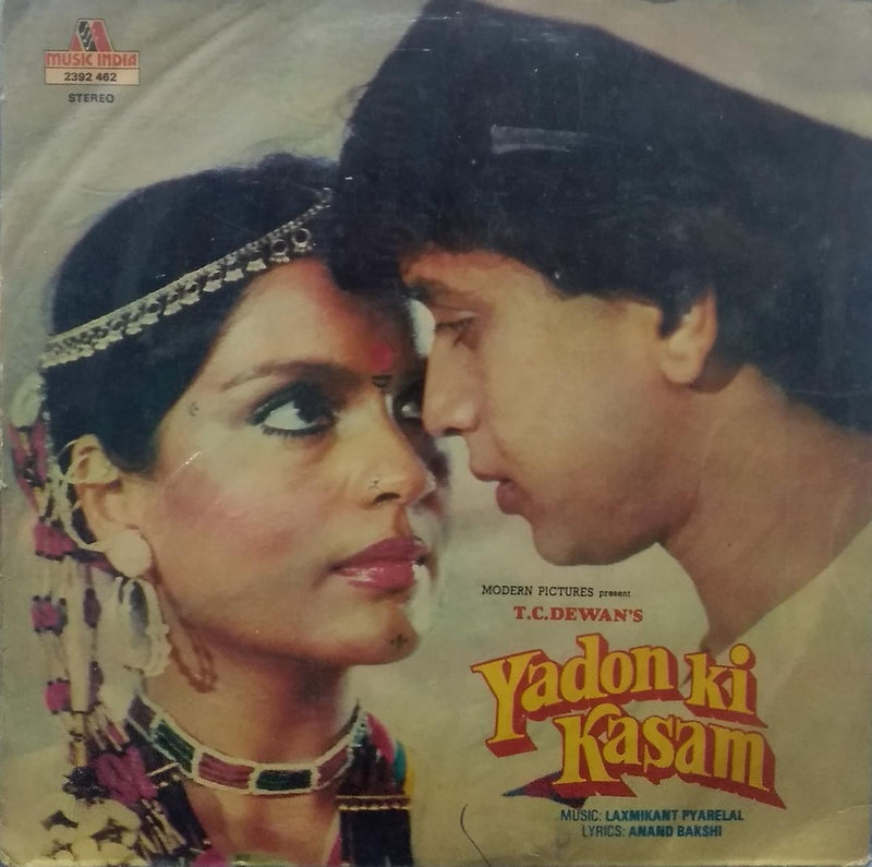 "Yadon Ki Kasam" — Bollywood LP vinyl record cover