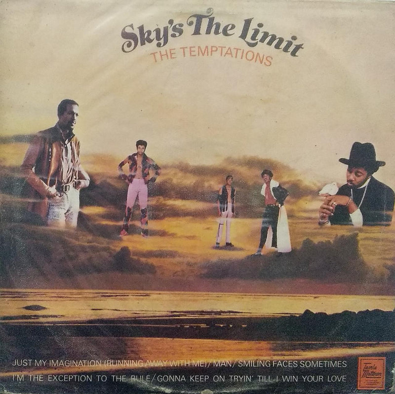 "Sky'S The Limit The Temptations" — LP vinyl record cover