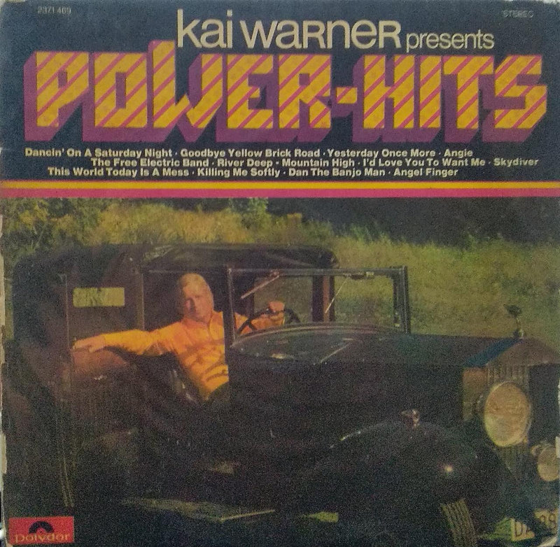 "Kai Warner-Power Hits" — LP vinyl record cover