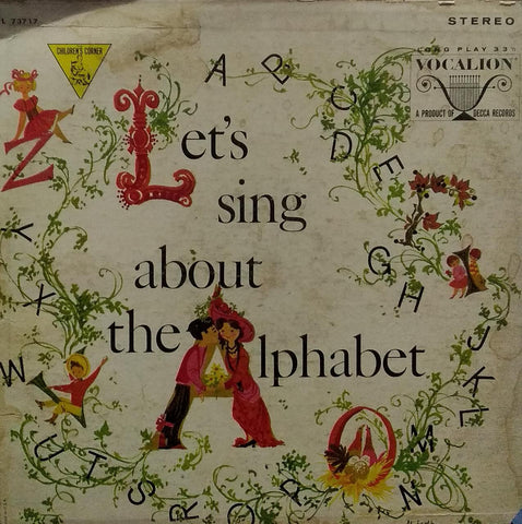 "LET'S SING ABOUT THE ALPHABET" English vinyl LP
