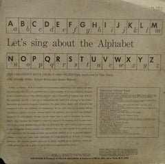 "LET'S SING ABOUT THE ALPHABET" English vinyl LP