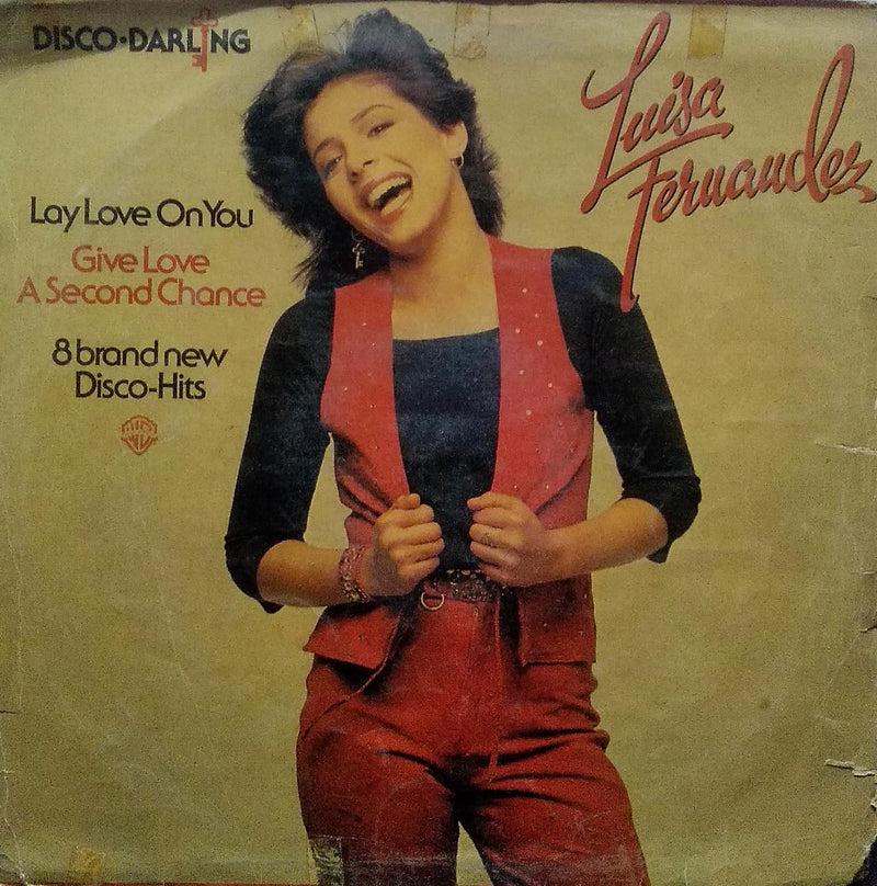 "Disco Darling Lusia Fernandez" — disco LP vinyl record cover