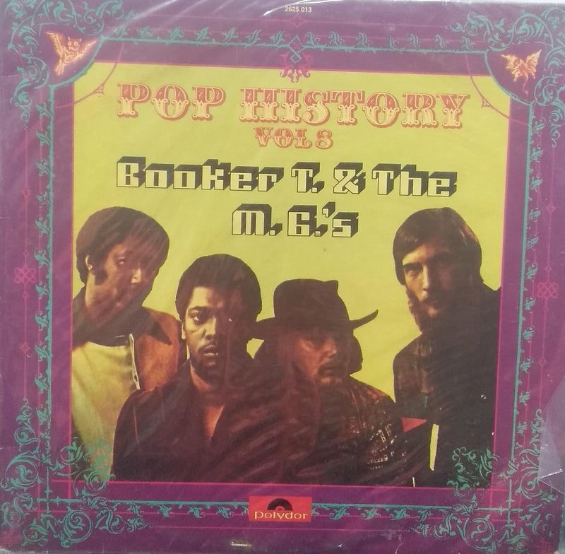 "Pop History Vol S Booker T. & The M. G.'S" — pop LP vinyl record cover