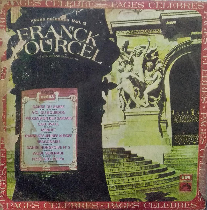 "Franck Pourcel Et Son Grand Orchestra" — LP vinyl record cover