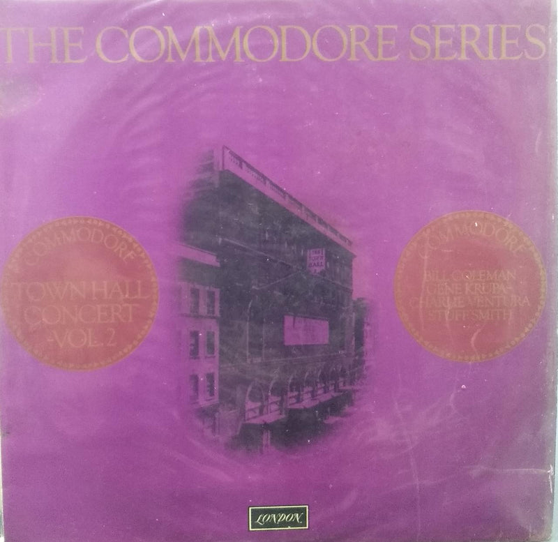 "Town Hall Concert Vol.2 The Commodore Series" — LP vinyl record cover