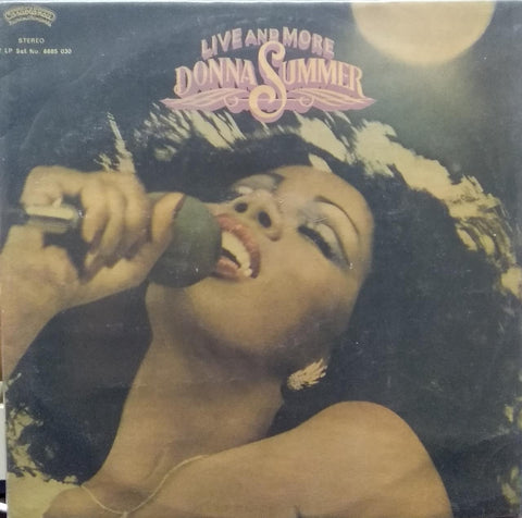 "LIVE AND MORE DONNA SUMMER" English vinyl LP