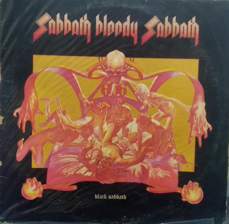 "Sabbath, Bloody Sabbath Black Sabbath" — LP vinyl record cover