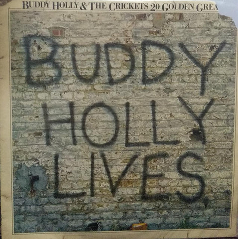 "BUDDY HOLLY LIVES" English vinyl LP