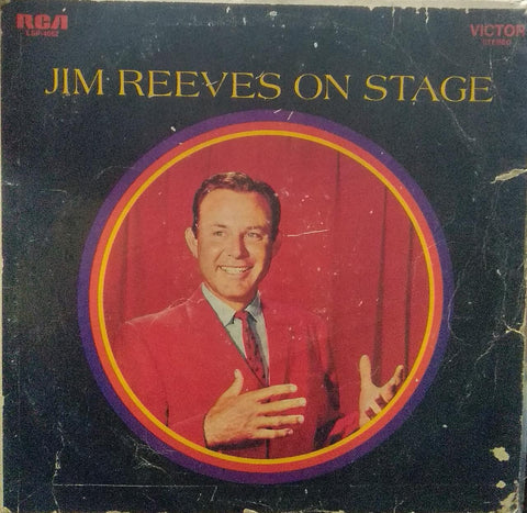 "JIM REEVES ON STAGE" English vinyl LP