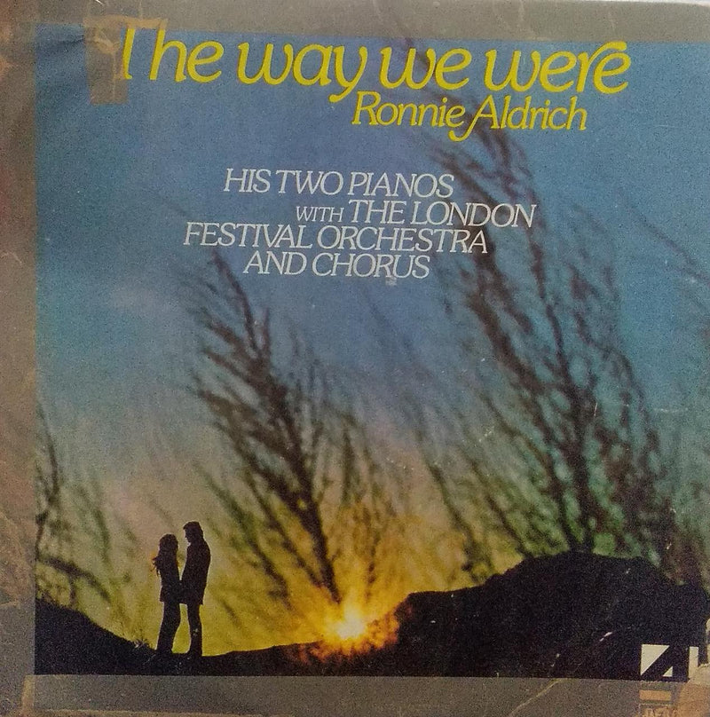 "The Way We Were Ronnie Aldrich" — LP vinyl record cover