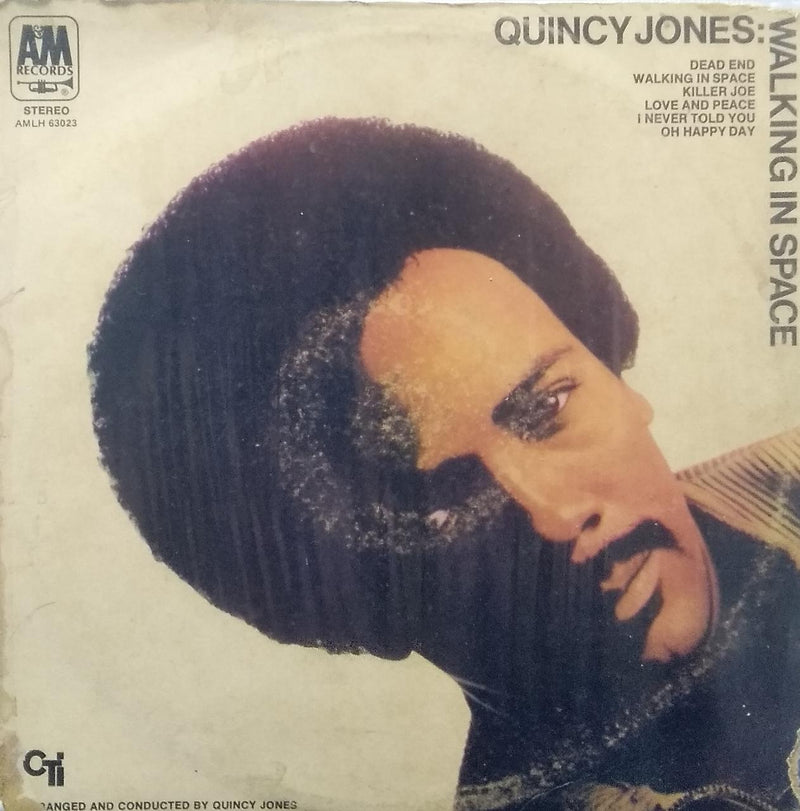 "Walkyng In Space Quincy Jones" — LP vinyl record cover