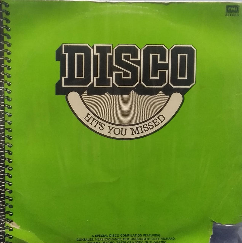 "Disco Hits You Missed" — disco LP vinyl record cover