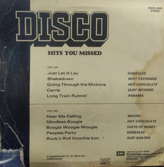 "DISCO HITS YOU MISSED" English vinyl LP