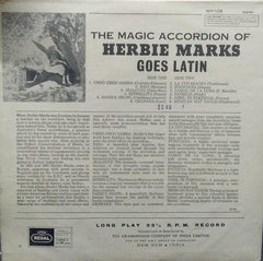 "THE MAGIC ACCORDION OF GOES LATIN HERBIE MARKS" English vinyl LP