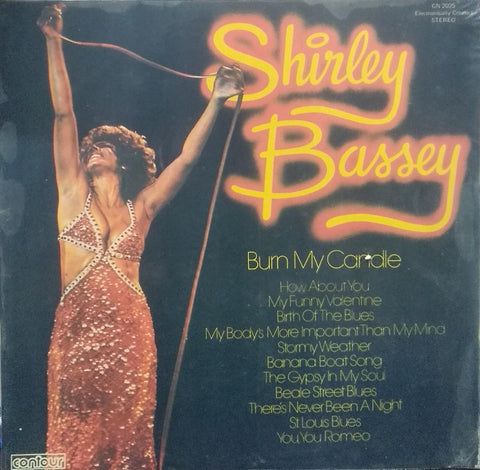 "SHIRLEY BASSEY BURN MY CANDLE" English vinyl LP