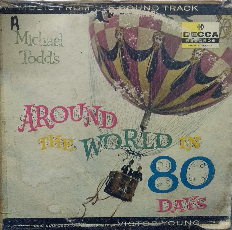 "Michael Todd'S Around The World In Eighty Days" — LP vinyl record cover