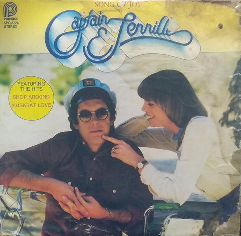 "SONG OF JOY CAPTAIN & TENNILLE" English vinyl LP