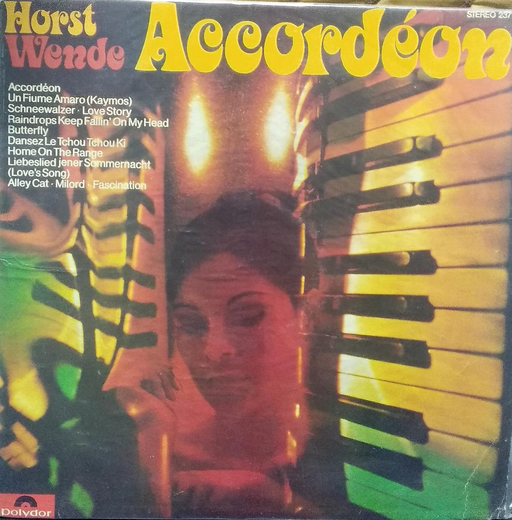 "ACCORDEON - Horst Wende" English vinyl Lp