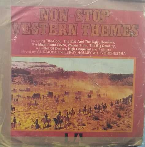 "NON-STOP WESTERN THEMES" English vinyl LP