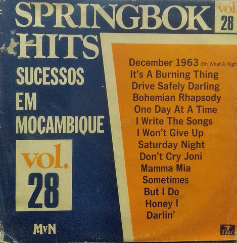 "SPRINGBOK HITS VOL.28" English vinyl LP