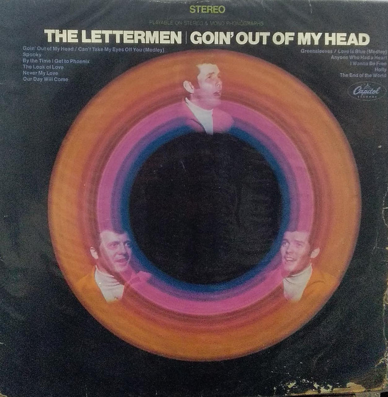 "Tony'S Big Hits The Lettermen Goin' Out Of My Head" — LP vinyl record cover
