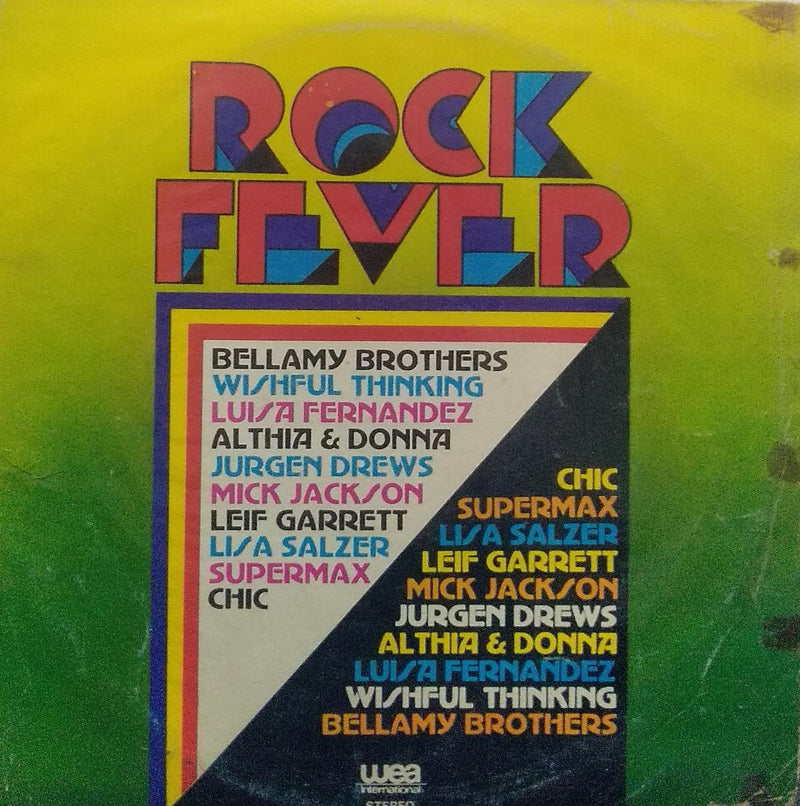 "Rock Fever" — rock LP vinyl record cover