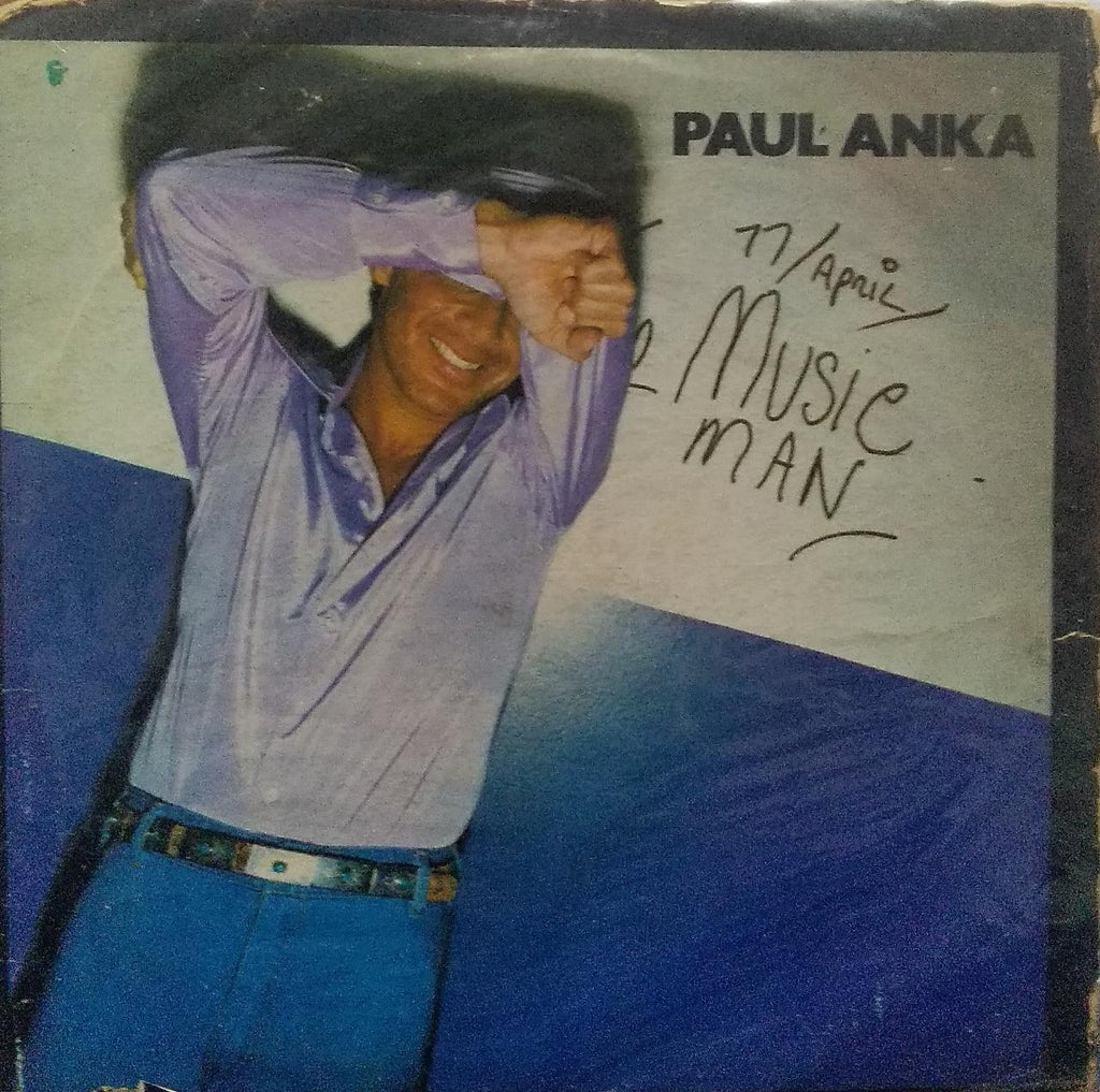 "THE MUSIC MAN PAUL ANKA" English vinyl LP