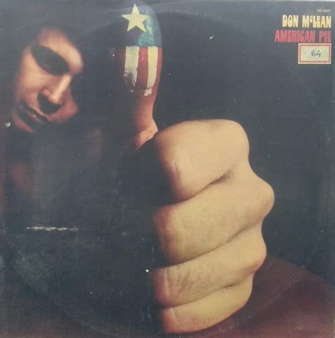 "AMERICAN PIE DON MCLEAN" English vinyl LP