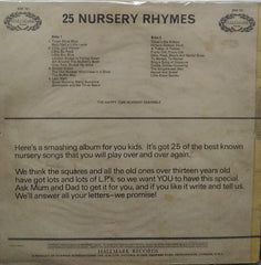 "25 NURSERY RHYMES" English vinyl LP