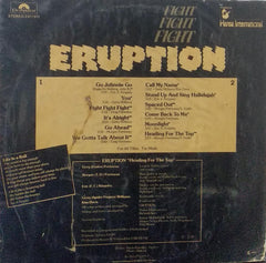 "ERUPTION FIGHT FIGHT FIGHT" English vinyl LP