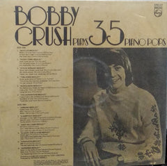 "BOBBY CRUSH PLAYS 35 PIANO POPS" English vinylLP