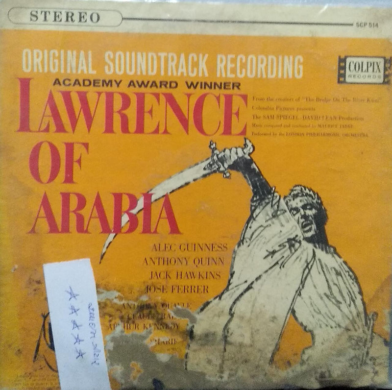 "Lawrence Of Arabia" — LP vinyl record cover