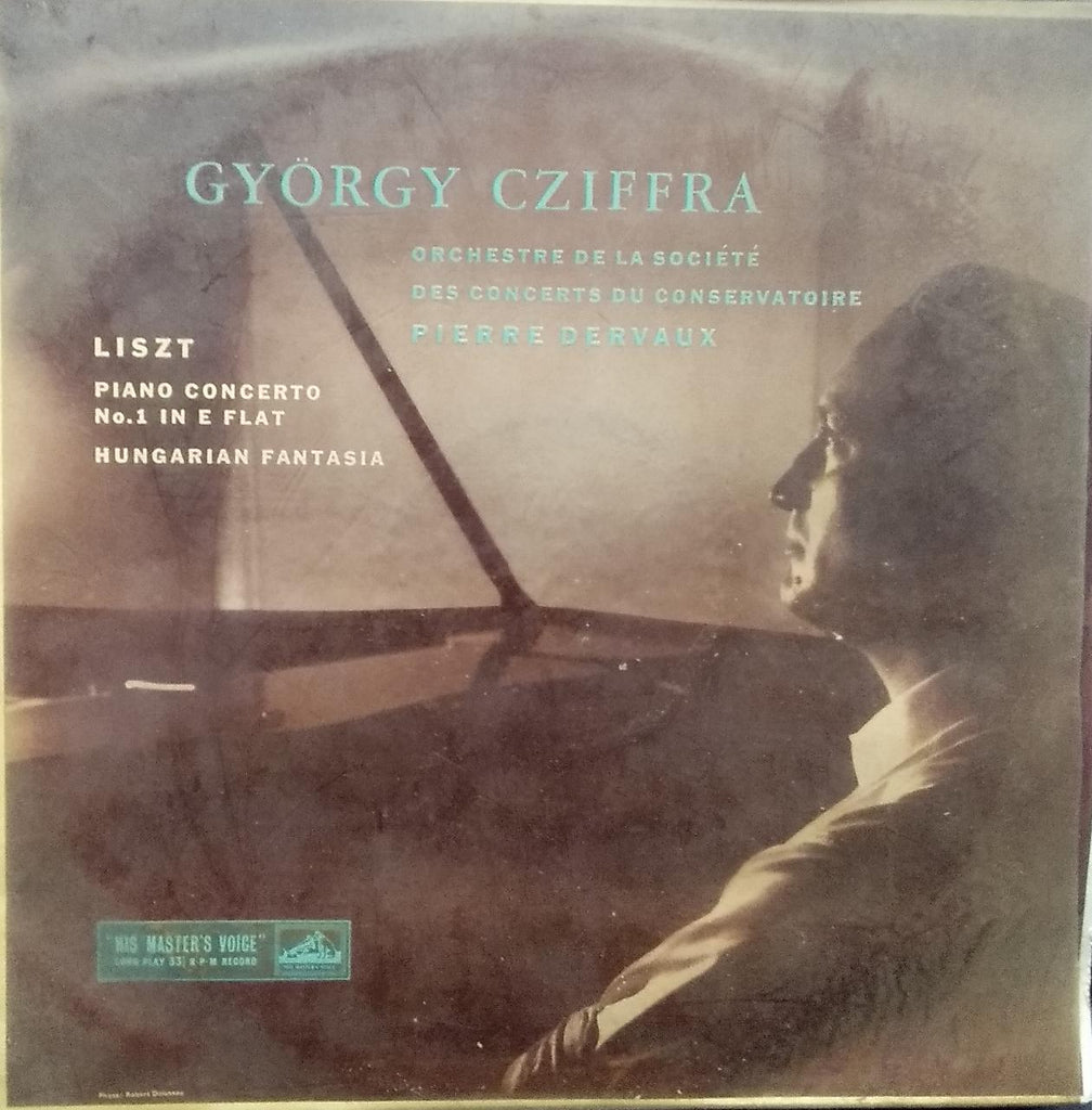 "LISZT PIANO CONCERTO NO.1 IN E FLAT HUNGARIAN FANTASIA" English vinyl LP