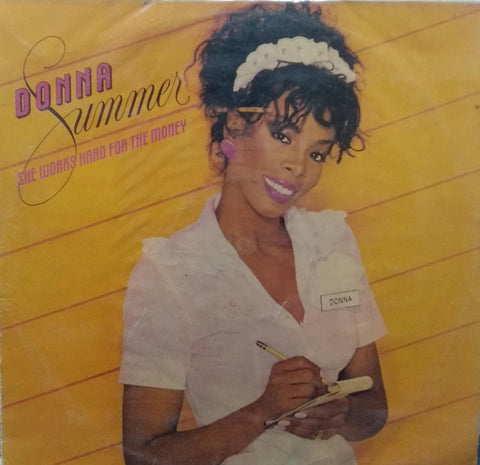 "SHE WORKS HARD FOR THE MONEY" English vinyl LP