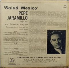 "SALUD MEXICO PEPE JARAMILLO" English vinyl LP