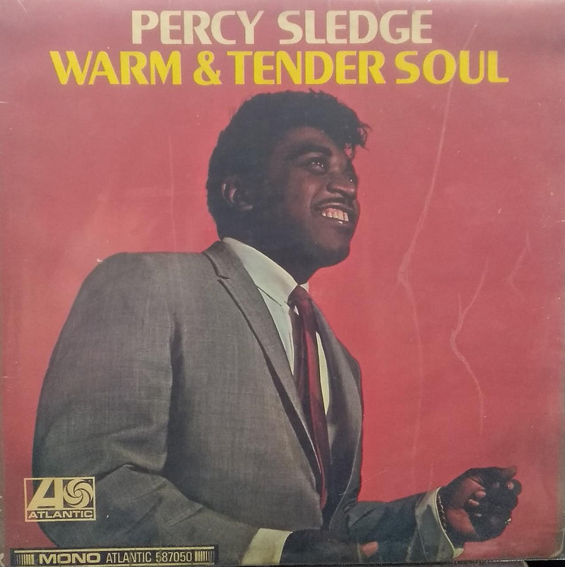 "Percy Sledge Warm And Tender Soul" — LP vinyl record cover