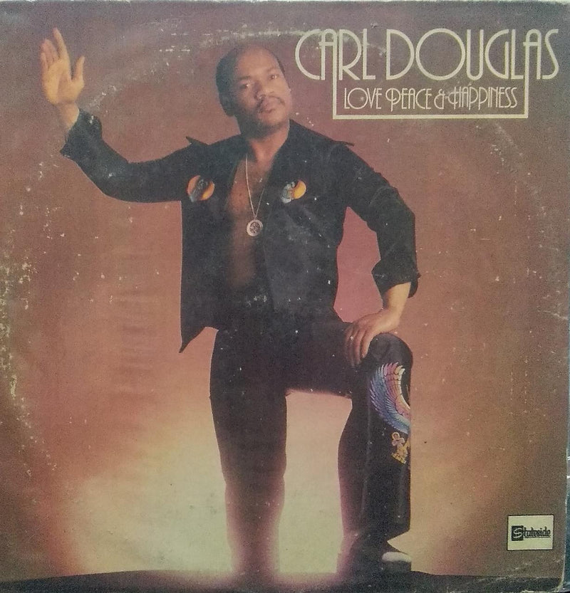 "Carl Douglas Love Peace And Happiness" — LP vinyl record cover
