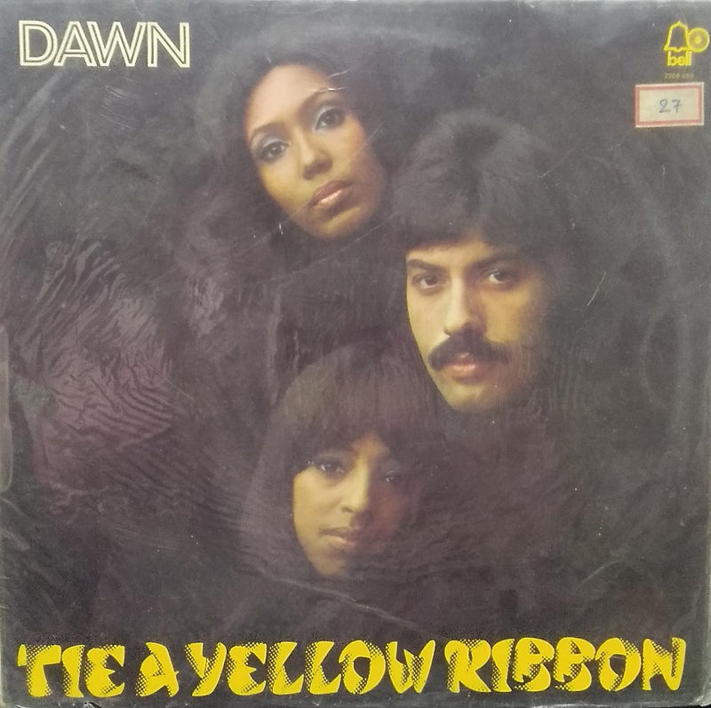 "Dawn Tie A Yellow Ribbon" — LP vinyl record cover