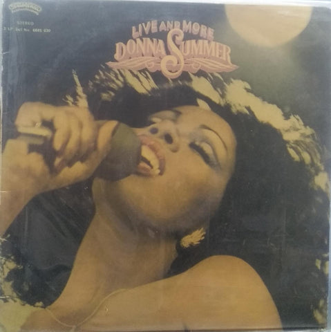 "LIVE AND MORE DONNA SUMMER" English vinyl LP