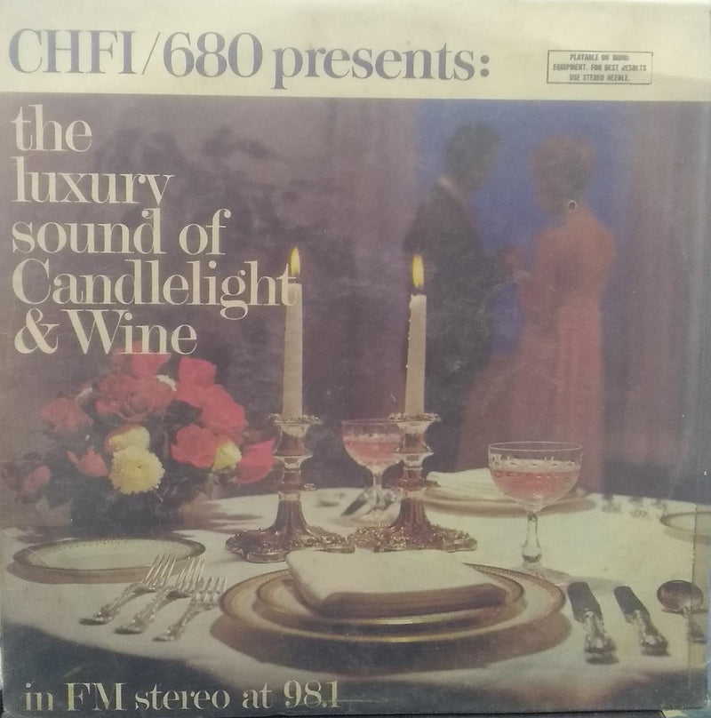 "The Luxury Sound Of Candlelight And Wine" — LP vinyl record cover