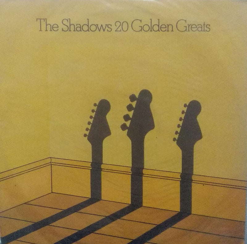 "The Shadows 20 Golden Greats" — LP vinyl record cover