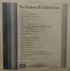 "THE SHADOWS 20 GOLDEN GREATS" English vinyl LP