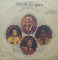 "STAPLE SINGERS BE WHAT YOU ARE" English vinyl LP