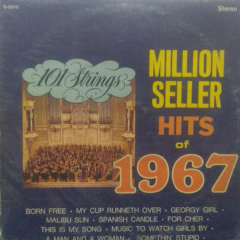 "MILLION SELLER HITS OF 1967" English vinyl LP
