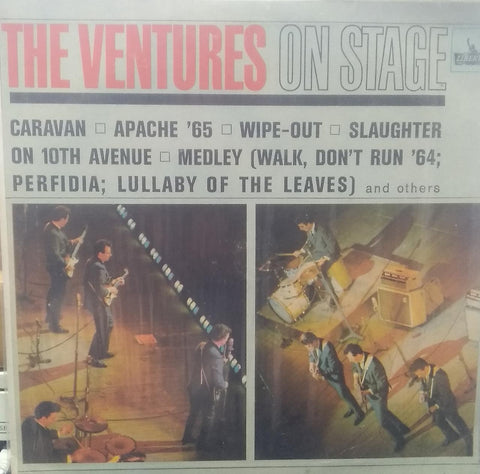 "THE VENTURES ON STAGE" English vinyl LP