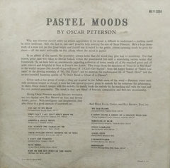 "PASTEL MOODS BY OSCAR PETERSON" English vinyl LP